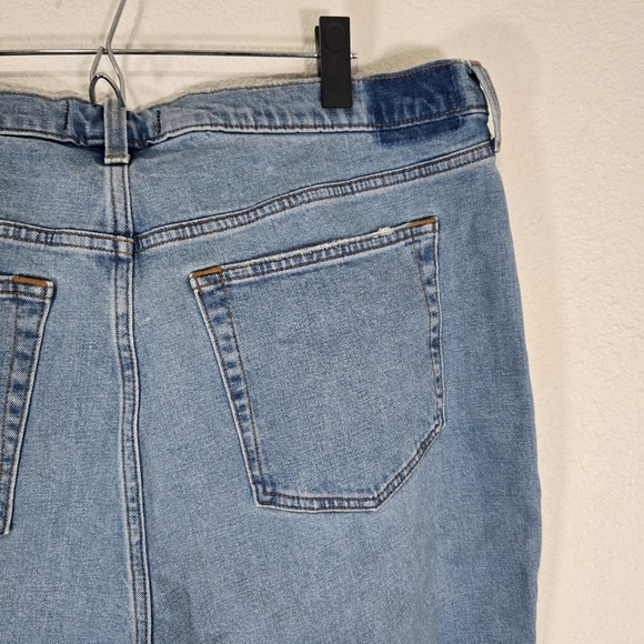 Abercrombie & Fitch 90s‎ Slim Straight Ultra High Rise Jeans Plus Size 35/20R - Picture 9 of 11